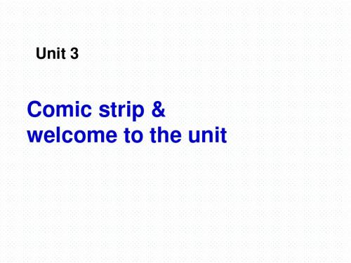 牛津译林版九年级英语上册课件：Unit 3 Teenage problems Welcome to the unit(共25张PPT)