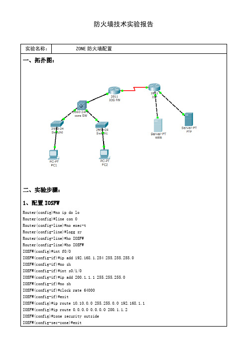 配置ZONE