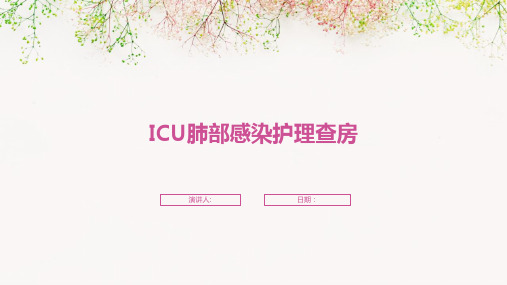 ICU肺部感染护理查房