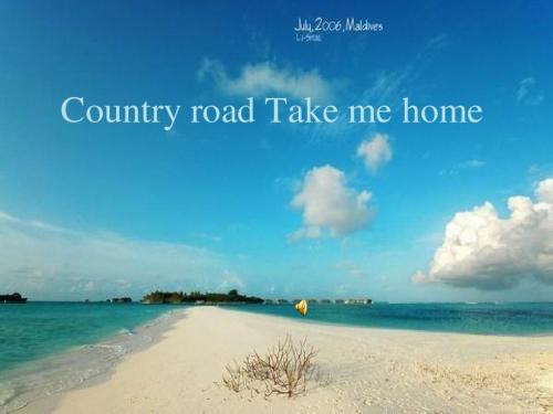 country road take me home