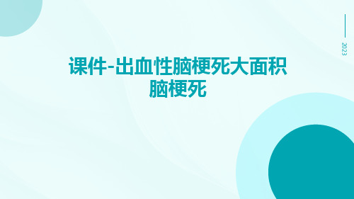 课件出血性脑梗死大面积脑梗死