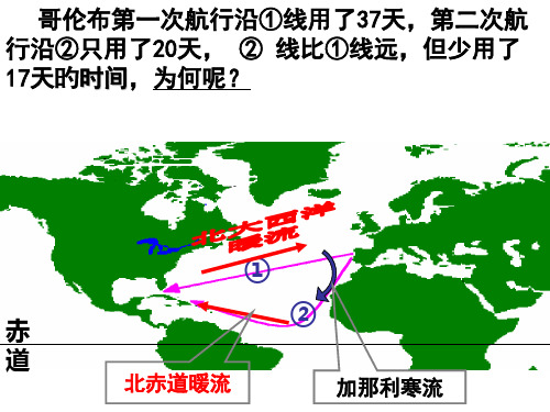 大规模的海水运动之洋流