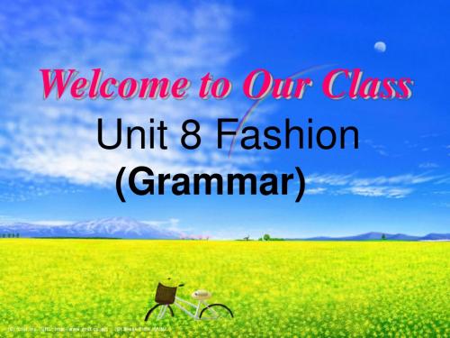 新版牛津英语7A Unit8 Grammar