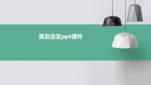 美发染发ppt课件