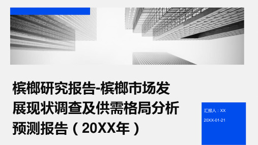 槟榔研究报告-槟榔市场发展现状调查及供需格局分析预测报告(2024年)