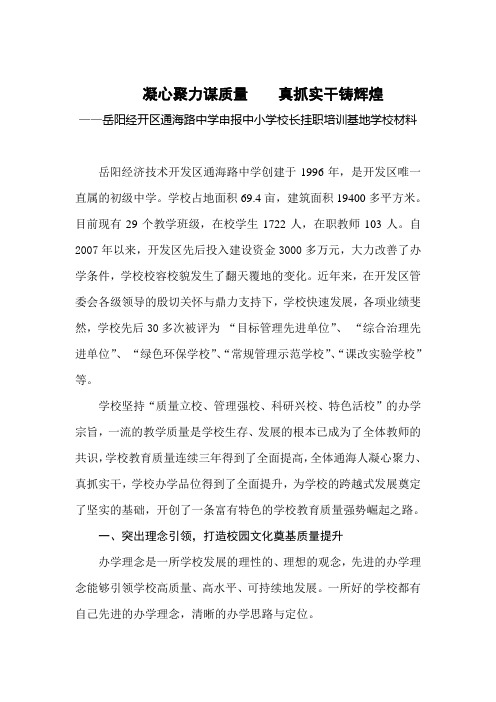 申报材料