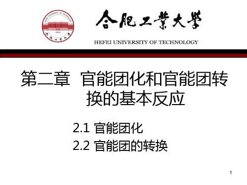 第二章官能团化和官能团转化的基本反应