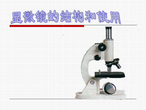 《显微镜的使用》PPT课件