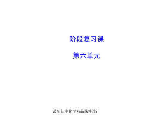 鲁教版初中化学九年级上册《6第6单元 燃烧与燃料》PPT课件 (1)