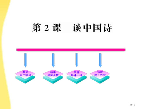 高中语文-2-谈中国诗-语文版必修5省公开课一等奖全国示范课微课金奖PPT课件