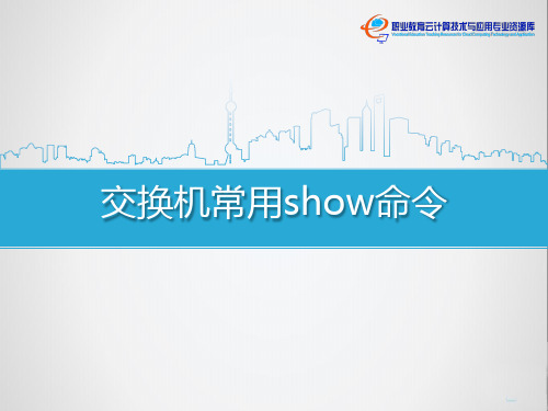 交换机常用show命令.