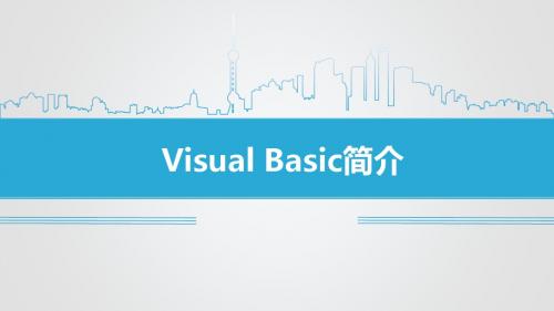 VB简介