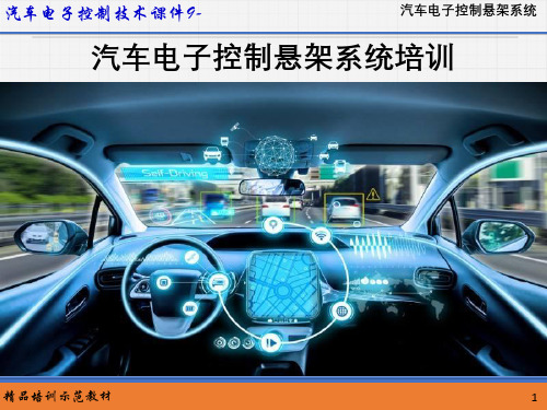 汽车电子控制技术课件--汽车电子控制悬架系统培训
