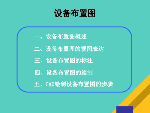 设备布置图的视图表达、标注与绘制(ppt 48页)