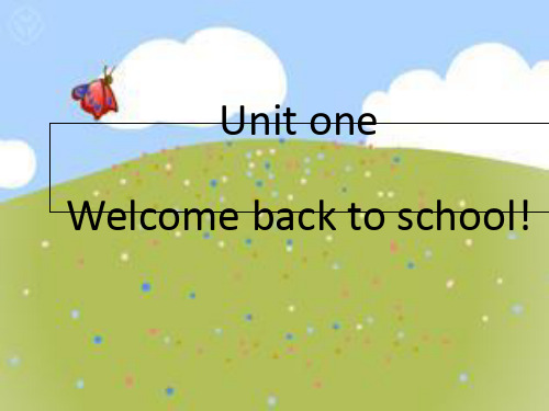 三年级(下)英语公开课-Unit1 Welcome back to school!-人教版 (16)