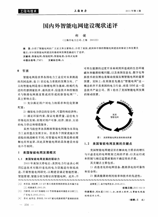 国内外智能电网建设现状述评