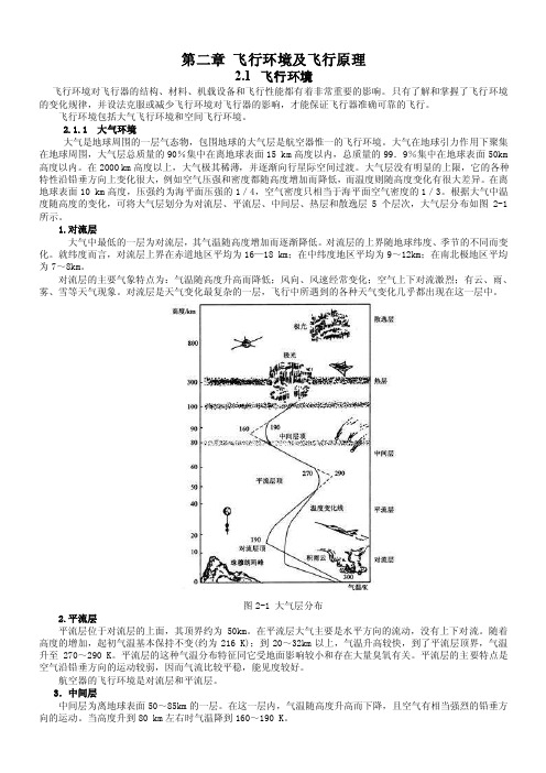 第二章飞行环境及飞行原理