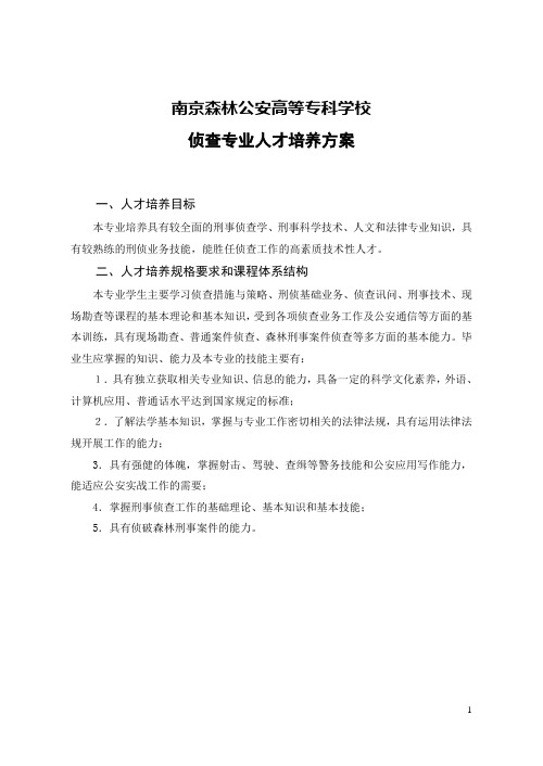 南京森林公安高等专科学校