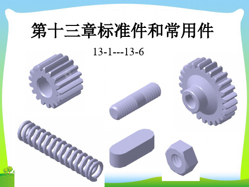 机械工程图学答案第十三章标准件和常用件