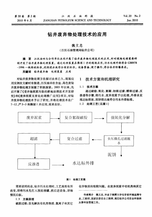 钻井废弃物处理技术的应用