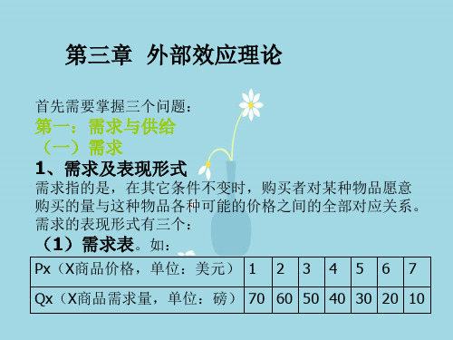 外部效应理论PPT教学课件