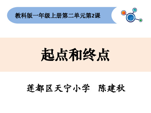 一年级上册科学课件 起点和终点1 教科版