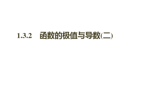 函数极值与导数(二)(含参的函数极值以及应用)