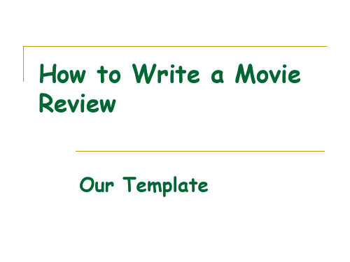 How-to-Write-a-Movie-Review