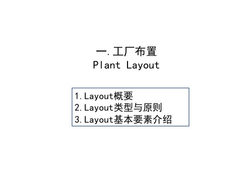 layout基本知识培训V1