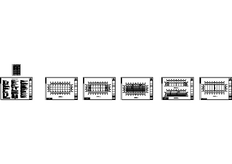 经典的18米X50米钢结构工程CAD设计图