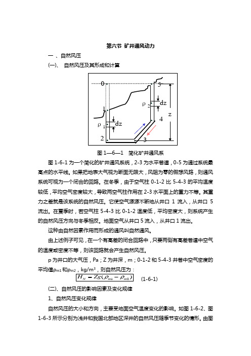 矿井通风动力