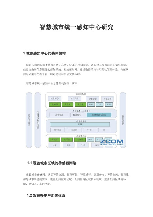 智慧城市感知研究中心