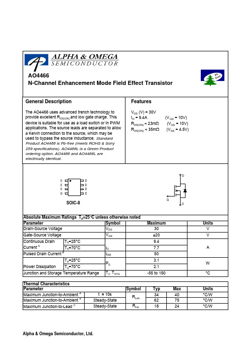 AO4466资料