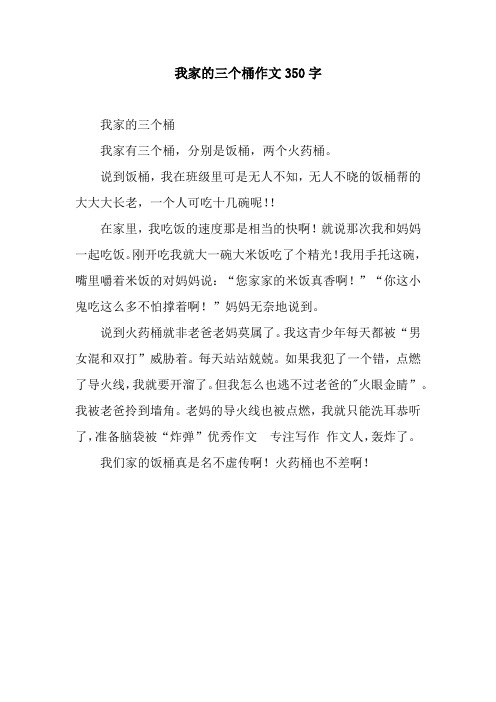 我家的三个桶作文350字.docx