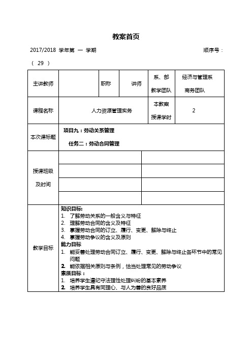 人力资源管理实务29