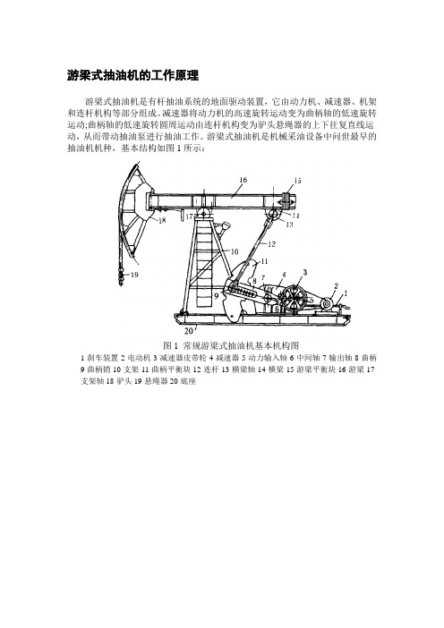 -游梁式抽油机运动学分析