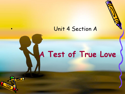 新视野大学英语第二册 A Test of True Love