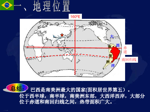 湘教版七年级下册地理巴西(共17张PPT)