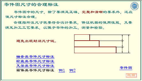 《工程制图》 零件图尺寸标注