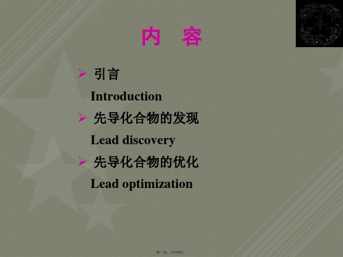 新药设计与开发的基本途径和方法 先导化合物的发现