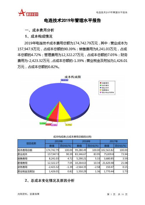 电连技术2019年管理水平报告