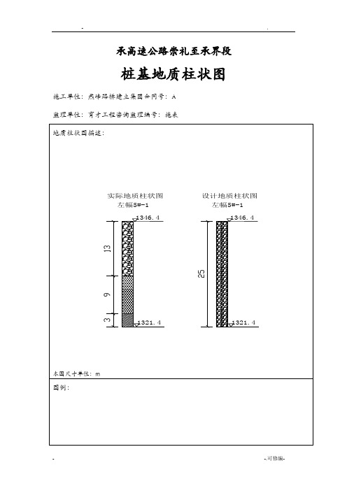 桩基地质柱状图