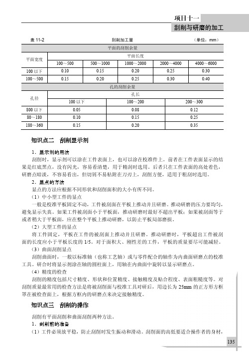 知识点三 刮削的操作_钳工技术基本功_[共3页]