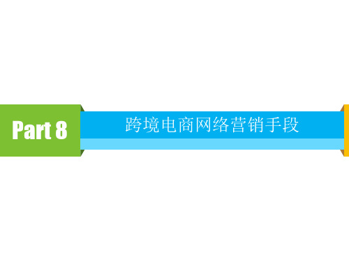 8.跨境电商网络营销手段