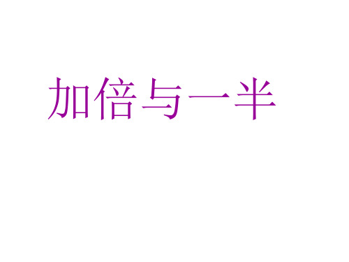 一年级上册数学课件-54  整理与提高(加倍与一半) (共16张PPT)(2)