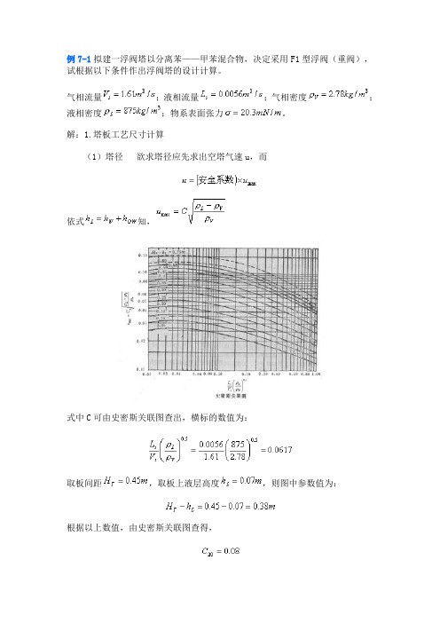 浮阀塔