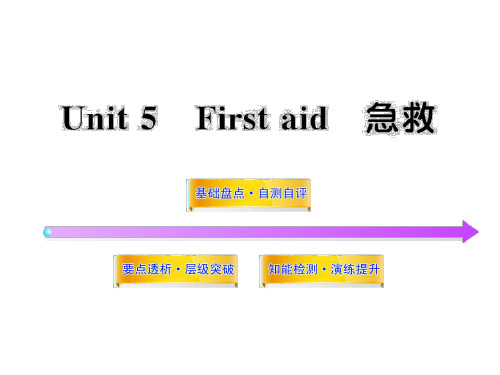 2012版高中英语全程复习方略配套课件：Unit5《First aid》(新人教版必修5)