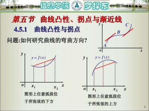 高等数学--4.5曲线凸性、拐点与渐近线