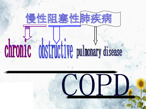 COPD慢性阻塞性肺疾病