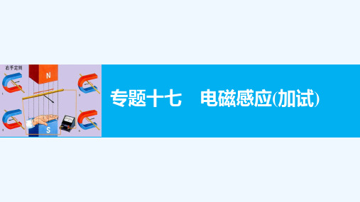 2021版高考物理（全国专用）大二轮总复习与增分策略课件 专题十七电磁感应（加试） 